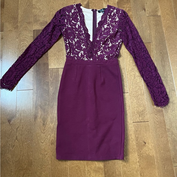 Burgundy holiday dress! - Picture 1 of 6